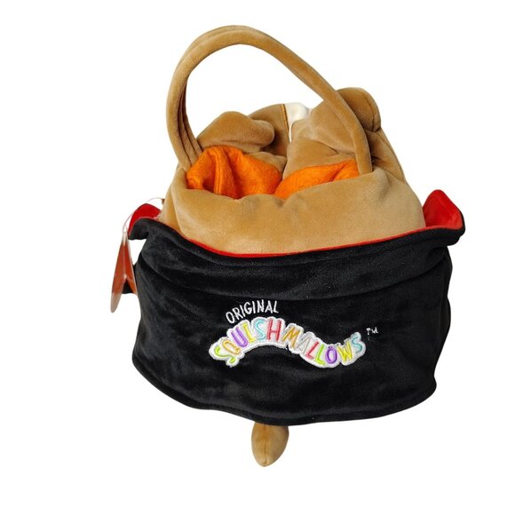 Original Squishmallows Reginald The Vampire Corgi Halloween 12" Plush Treat Pail - Picture 6 of 10